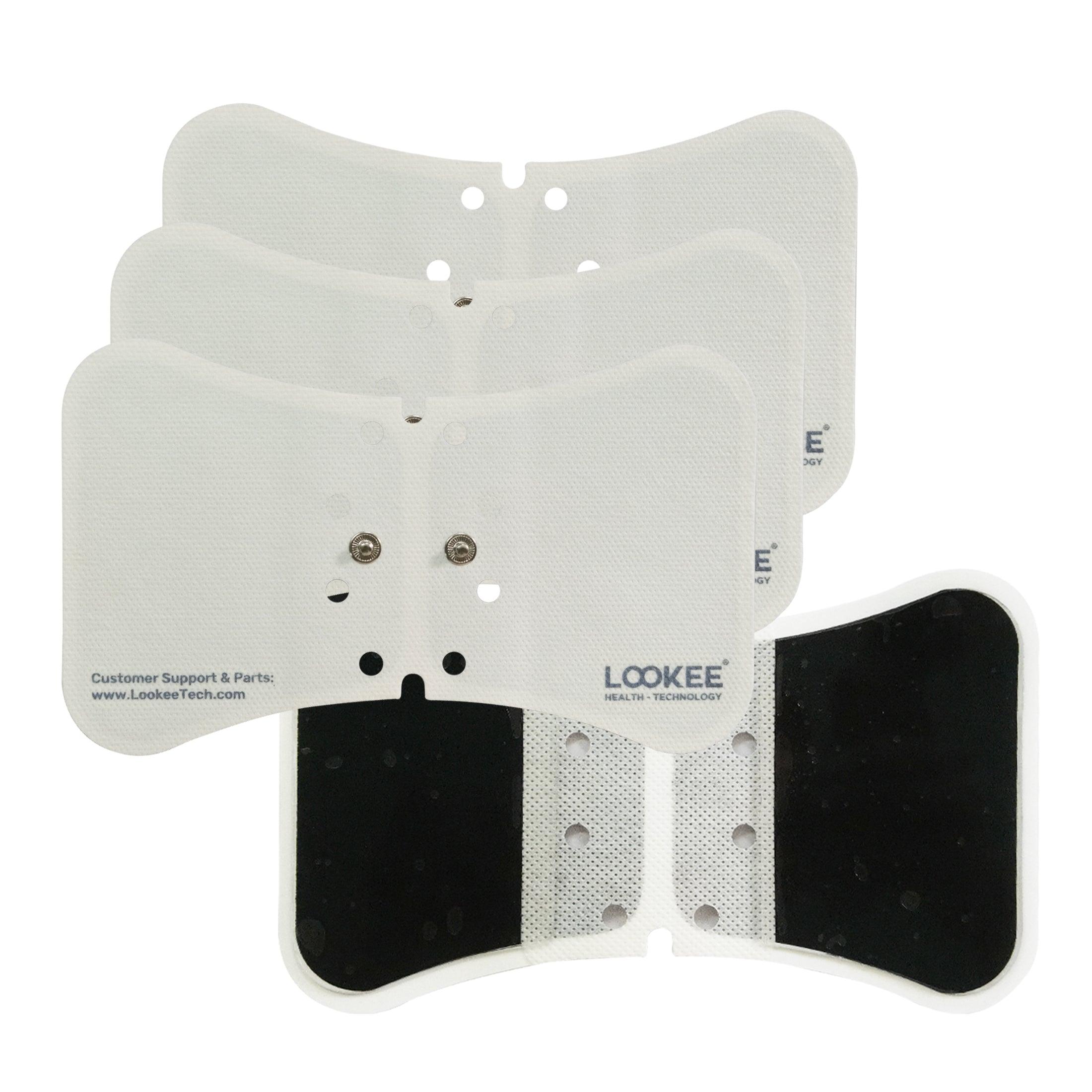 Replacement Pads For LOOKEE® LED TENS Unit 1 Pack of 3 Pads
