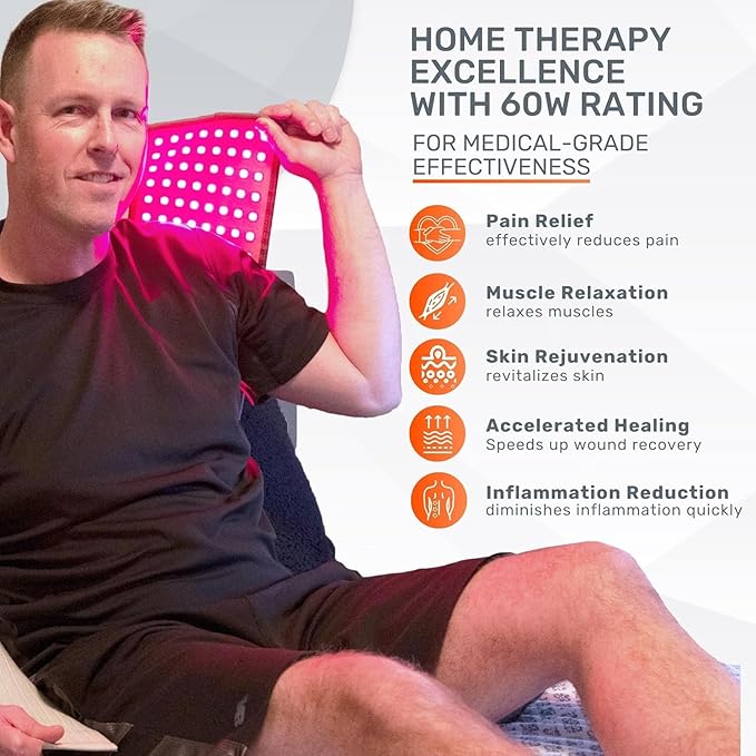LOOKEE® HealGlow™ Pro Programmable Medical Infrared & Red Light Therapy Belt for Pain Relief