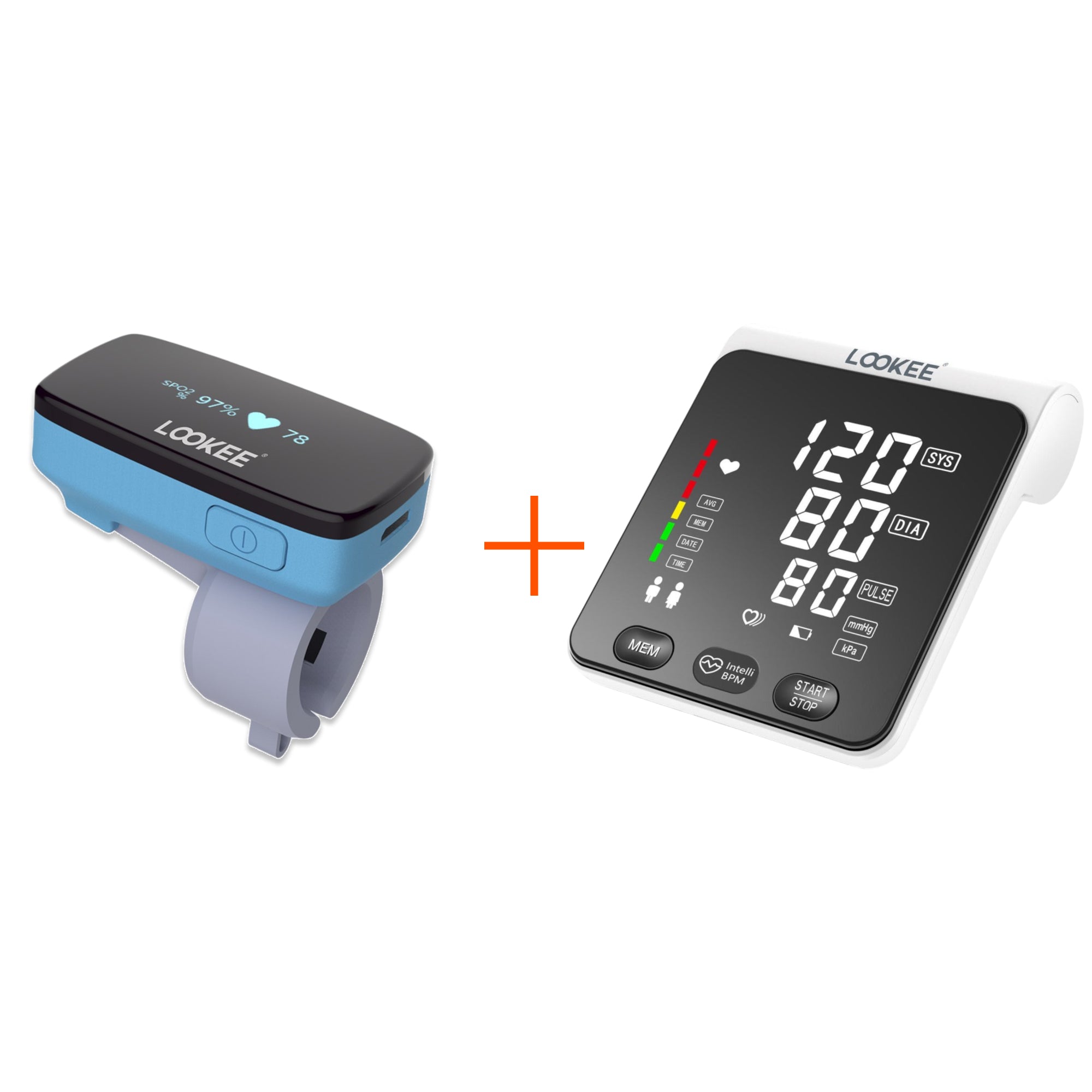 LOOKEE® Ring Sleep Oxygen Monitor with Vibration Reminder for Low O2 ...