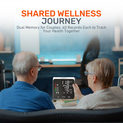LOOKEE® A2 Premium LED BP Monitor | Shared wellness journey
