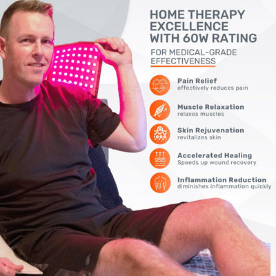 LOOKEE® HealGlow™ Pro medical infrared red light therapy belt LED wrap for pain relief
