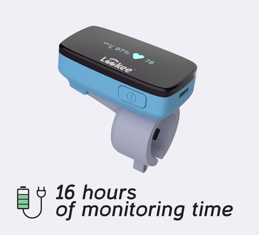 LOOKEE® Ring Sleep Oxygen Monitor with Vibration Reminder