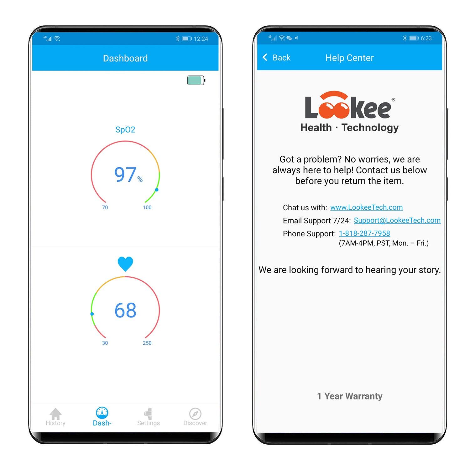 LOOKEE® Sleep Oxygen Monitors | Overnight Pulse Oximeter Track CPAP ...