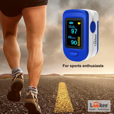 LOOKEE® Fingertip Pulse Oximeter with Plethysmograph