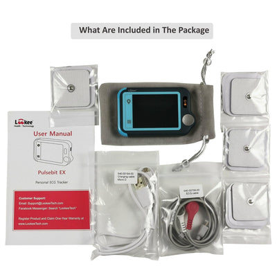 LOOKEE® Compact ECG monitor for heart rate and cardiac monitoring