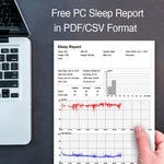 LOOKEE® O2Ring Continuous Ring Oximeter | Overnight Track Oxygen Level & Heart Rate with Vibration Alert on Finger