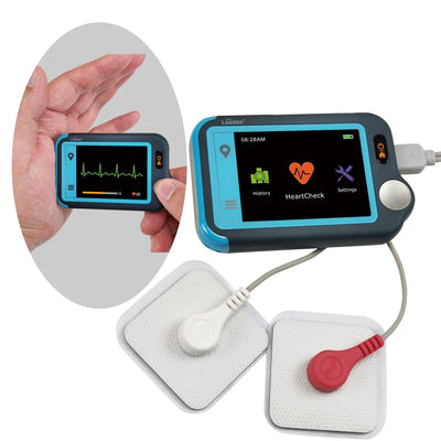 LOOKEE® Personal ECG EKG heart monitor for home cardiac monitoring
