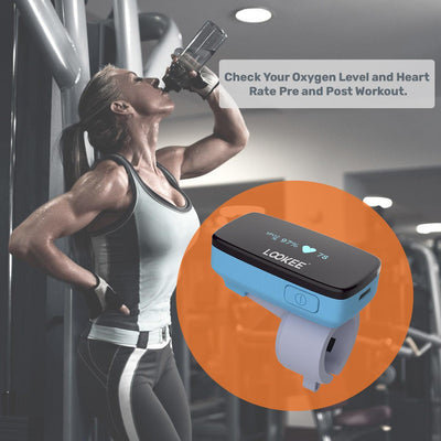 Pulse Oximeter Tracks O2 Level & Heart Rate