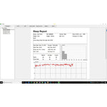 LOOKEE® Ring-Pro Sleep Oxygen Monitor with PC & Mobile Apps | Vibration Reminder for Low O2 | Continuous Pulse Oximeter Tracks O2 Level & Heart Rate