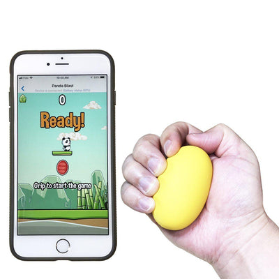 Lookee® Smart Ball - Hand Exerciser Grip Strengthener & Trainer with App & Battle Games to Compete Online With Friends or People From The World. - Lookee Tech