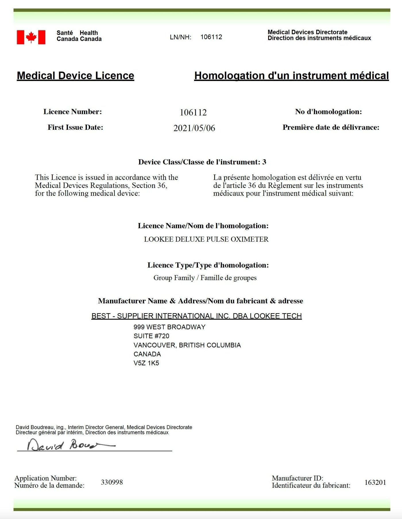 LOOKEE® LK50D1A Deluxe Finger Pulse Oximeter | Blood Oxygen Saturation Monitor with Auto-Rotate Screen | Available in Canada Only