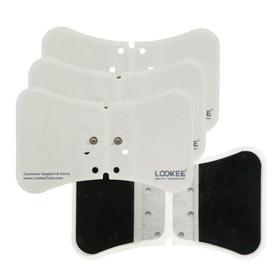 Replacement Pads For LOOKEE® LED TENS Unit - 1 Pack of 3 Pads